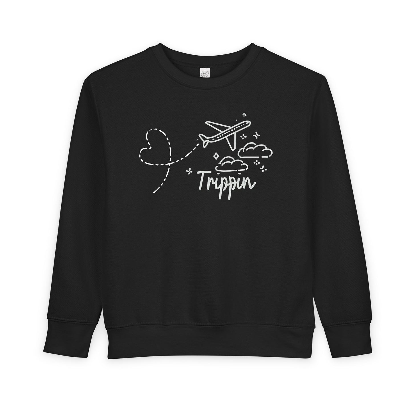 Trippin l Toddler Travel Sweatshirt.
