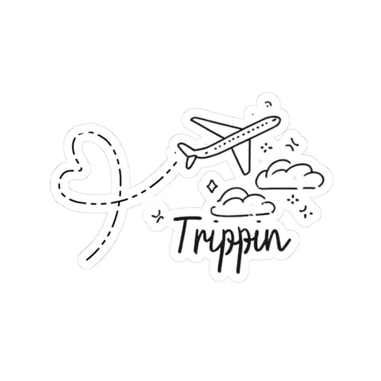 Trippin - 'Whimsical Travel Kiss-Cut Stickers.