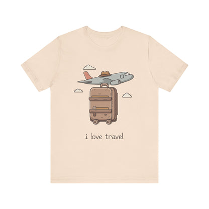 I Heart Travel. Short Sleeve Tee.