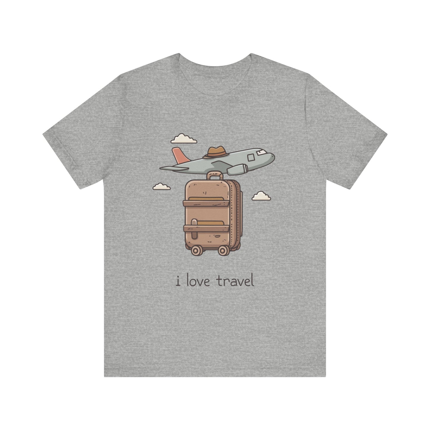 I Heart Travel. Short Sleeve Tee.