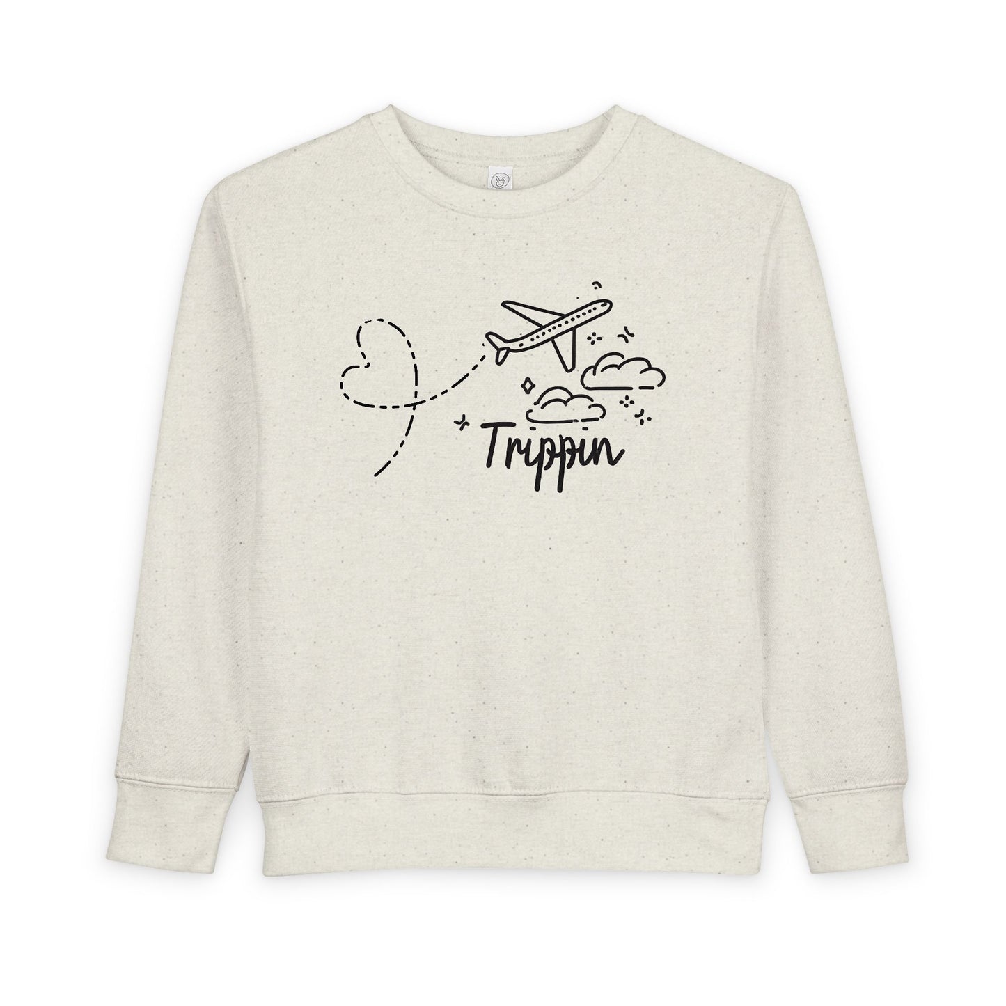 Trippin l Toddler Travel Sweatshirt.