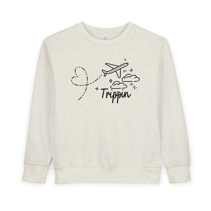 Trippin l Toddler Travel Sweatshirt.
