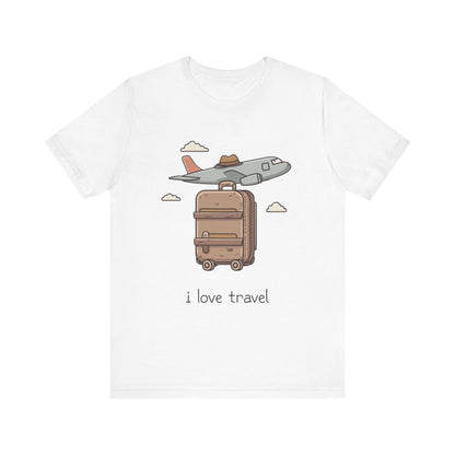 I Heart Travel. Short Sleeve Tee.