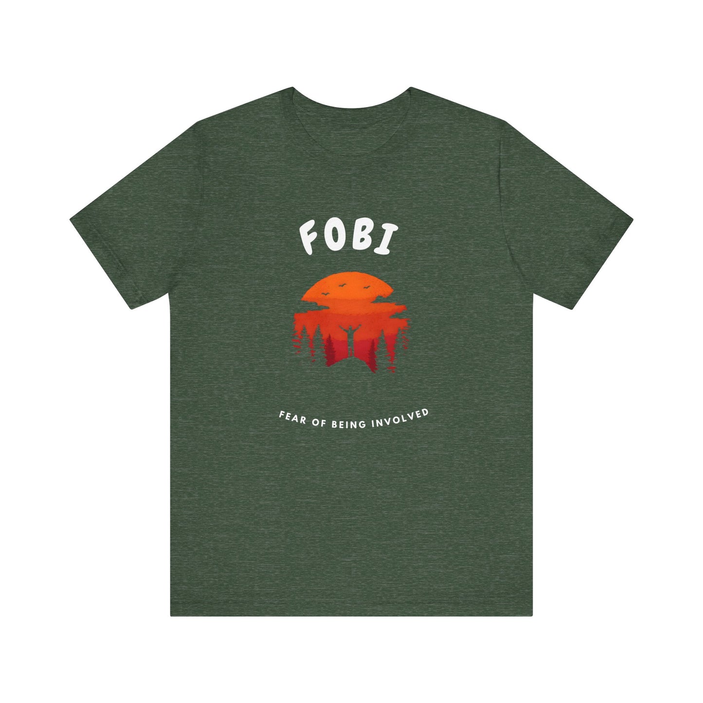 Fear Of Being Involved. Casual Wear for Introverts, Gift for Friends, Fun Daily Outfit, Perfect for Parties