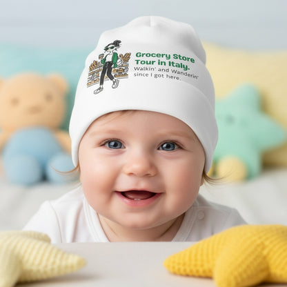 Italian Grocery Store Tour. Baby's Beanie.