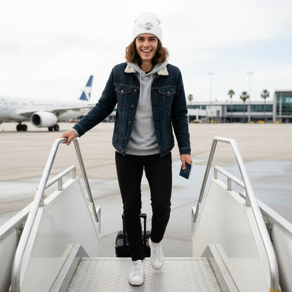 Trippin' Travel Beanie - Winter Warmth.