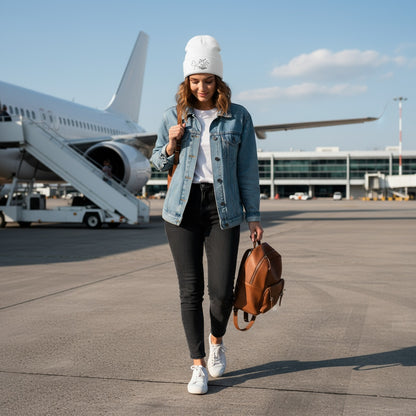 Trippin' Travel Beanie - Winter Warmth.