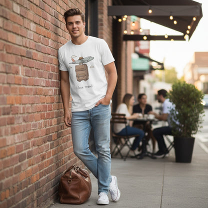 I Heart Travel. Short Sleeve Tee.