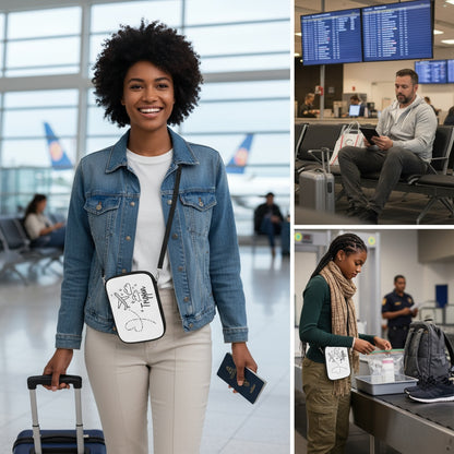 Travel-Inspired Passport Cover. Trippin.