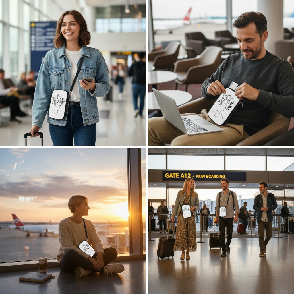 Travel-Inspired Passport Cover. Trippin.