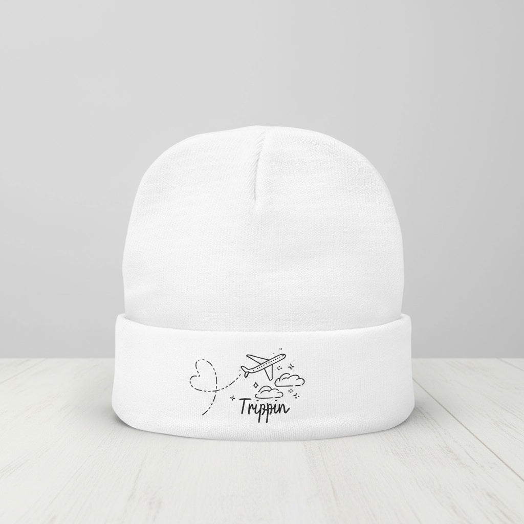 Trippin' Travel Beanie - Winter Warmth.