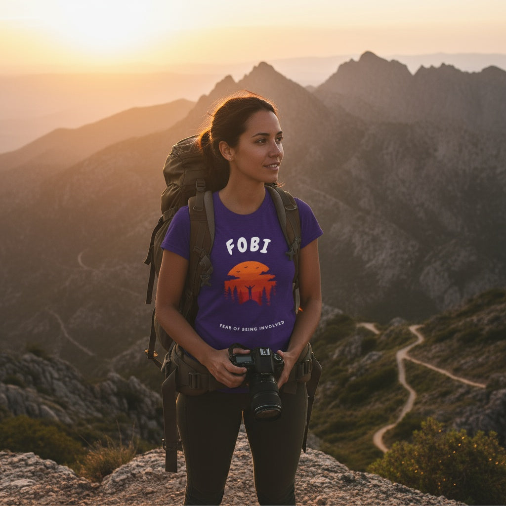 Fear Of Being Involved. Casual Wear for Introverts, Gift for Friends, Fun Daily Outfit, Perfect for Parties