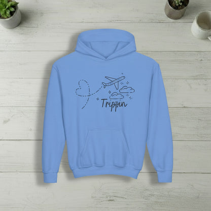 Trippin | Travel-Inspired Youth Hoodie.