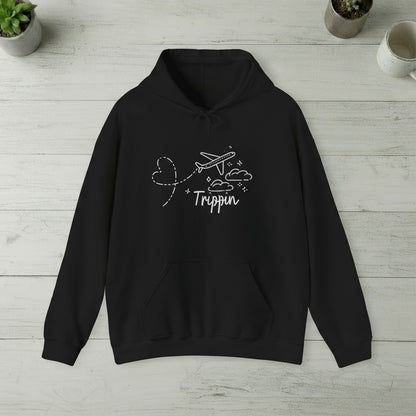 Unisex Travel Hoodie. Trippin'