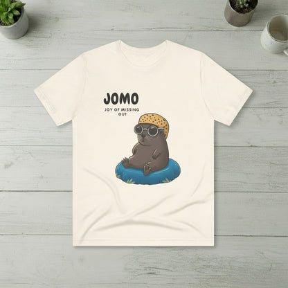 JOMO. Joy Of Missing Out. Casual Unisex Tee