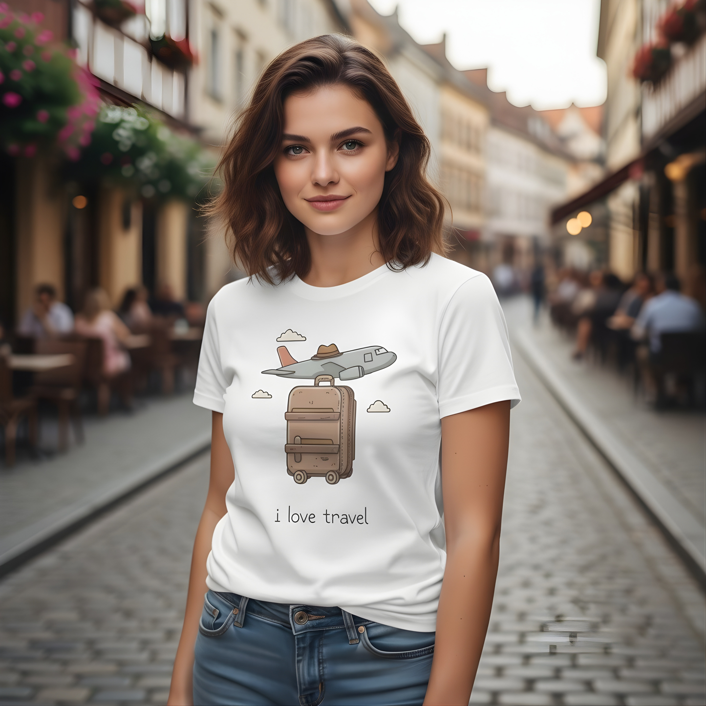 I Heart Travel. Short Sleeve Tee.