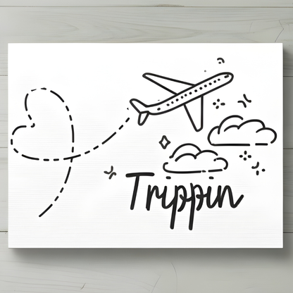 Trippin Canvas Wall Art.